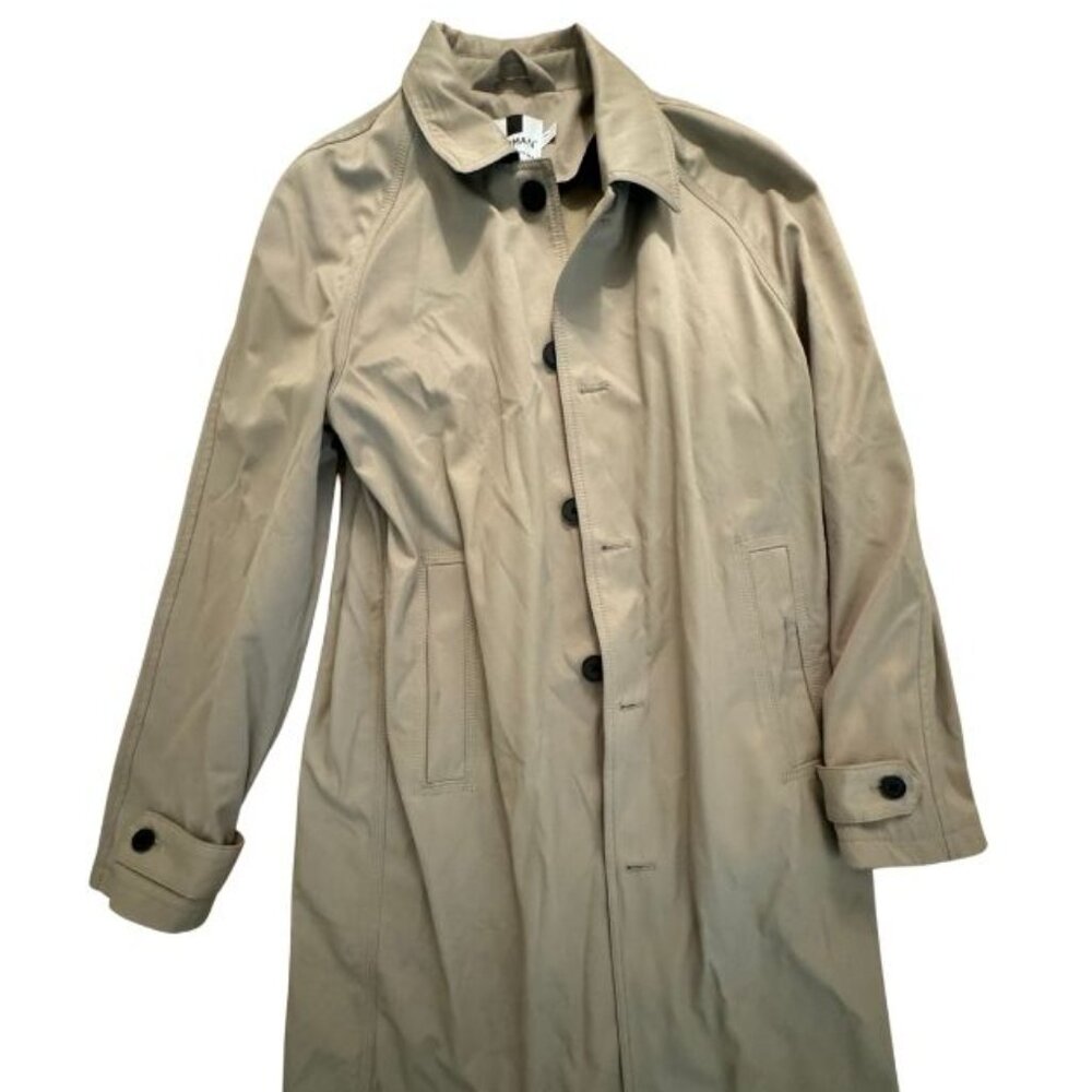 Topman Men's Cream and Tan Coat